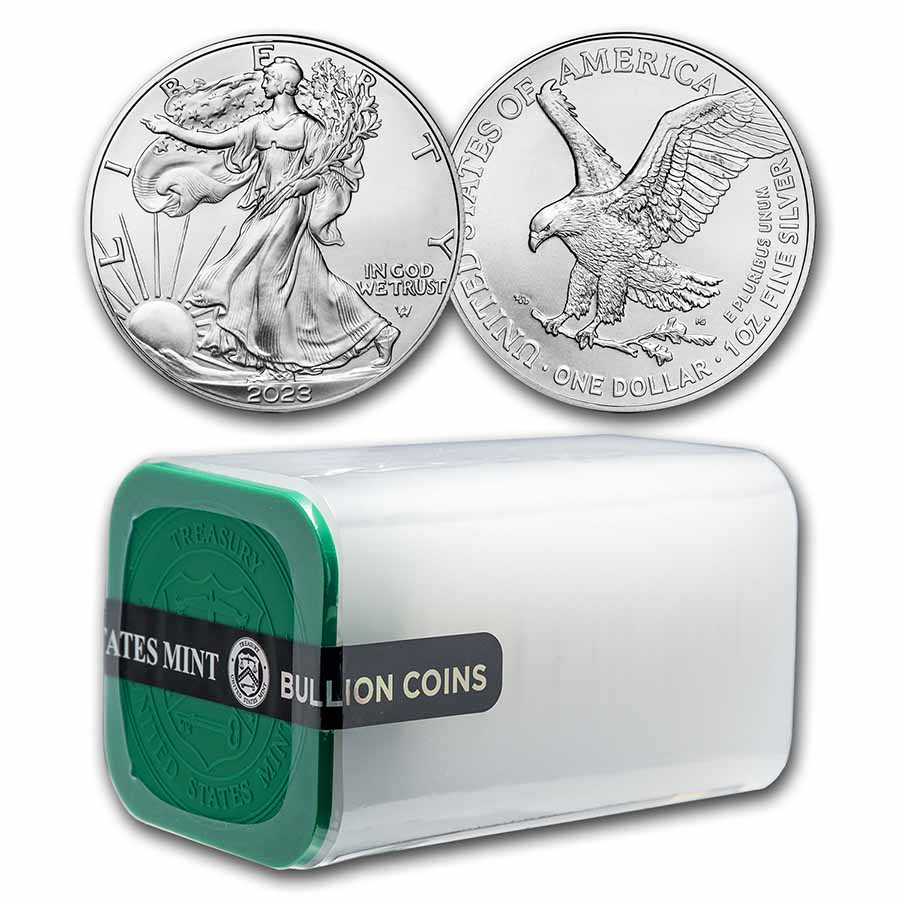 Tube of 20 - 2023 1 oz American Silver Eagle Coin BU | eBay Tube of 20 - 2023 1 oz American Silver Eagle Coin BU | eBay